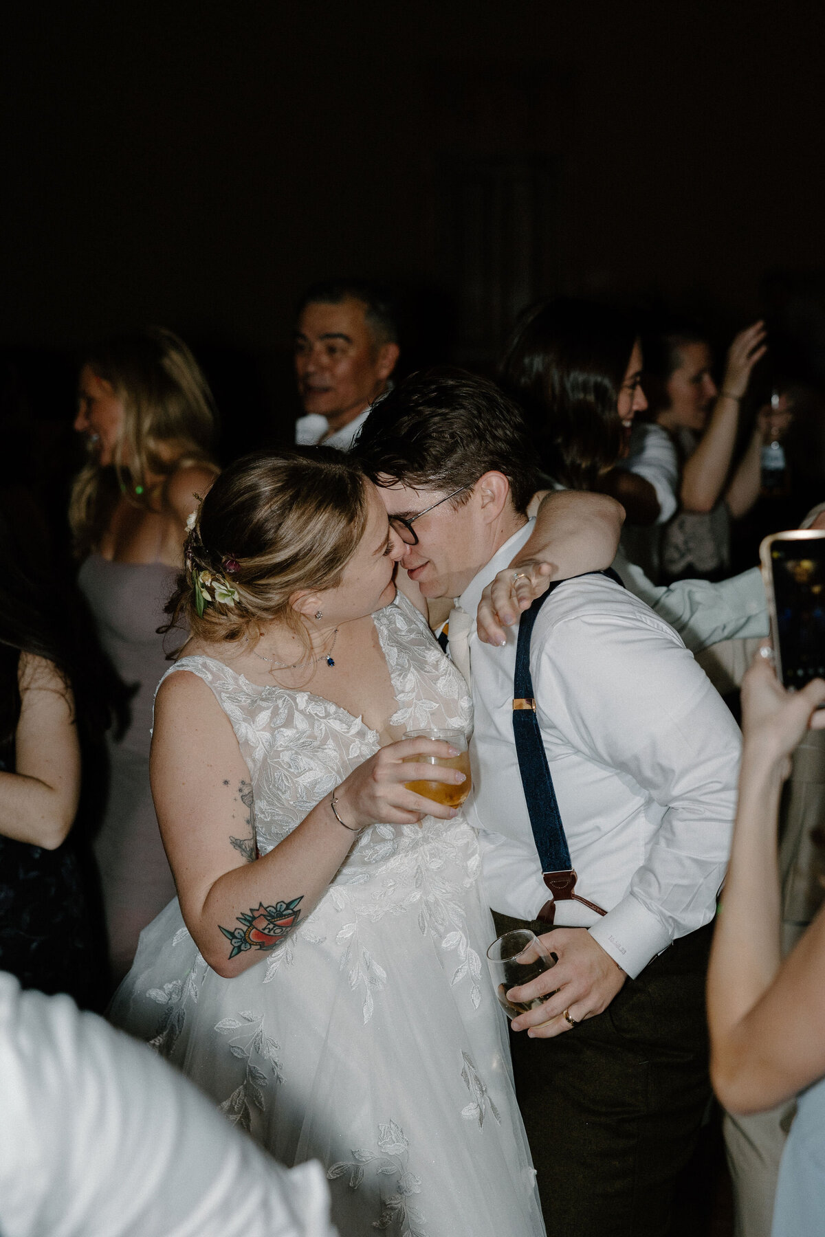 brides dancing at wedding