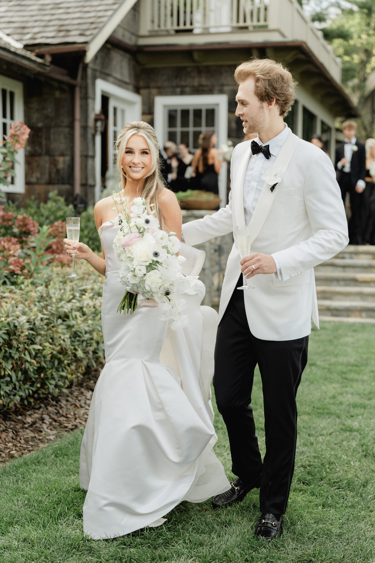 Bride and Groom at Chattooga Club Cashiers NC by Wedding Photographer Nick Francis-62