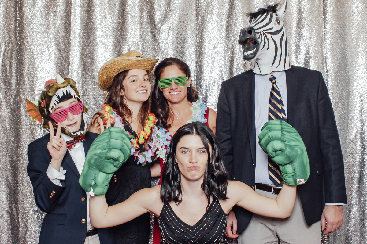 Industrial wedding photo booth at The Art Factory venue in Paterson, Passaic County, New Jersey