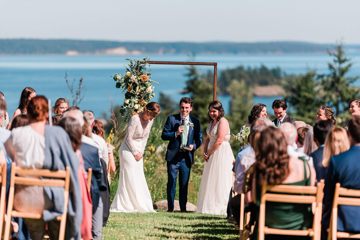 Saltwater Farm Wedding Ceremony
