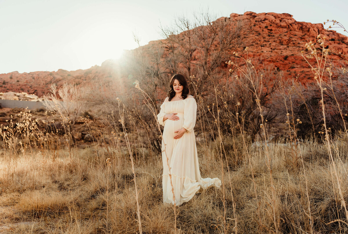 winter-light-maternity-session