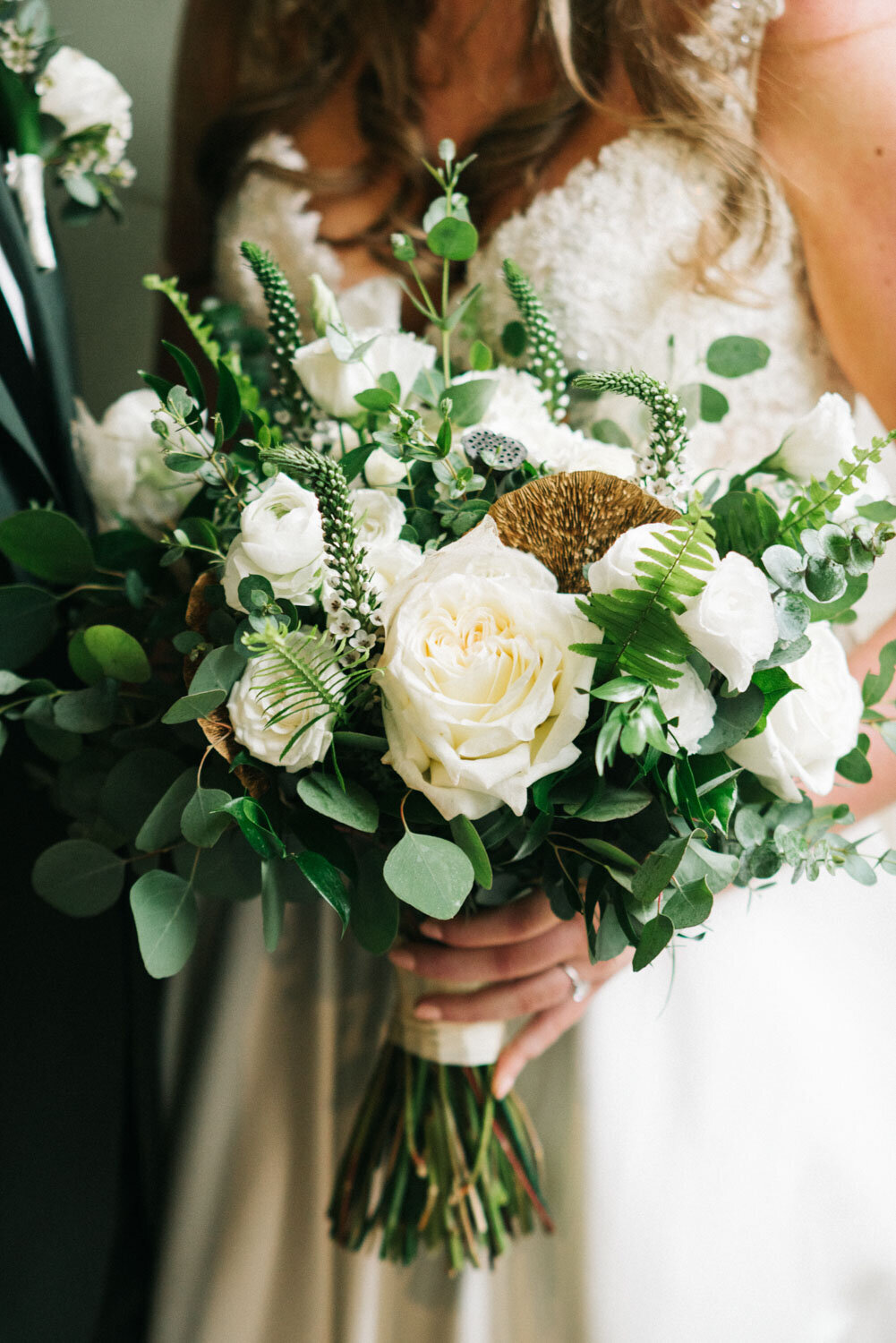 Close up of a floral bouquet
