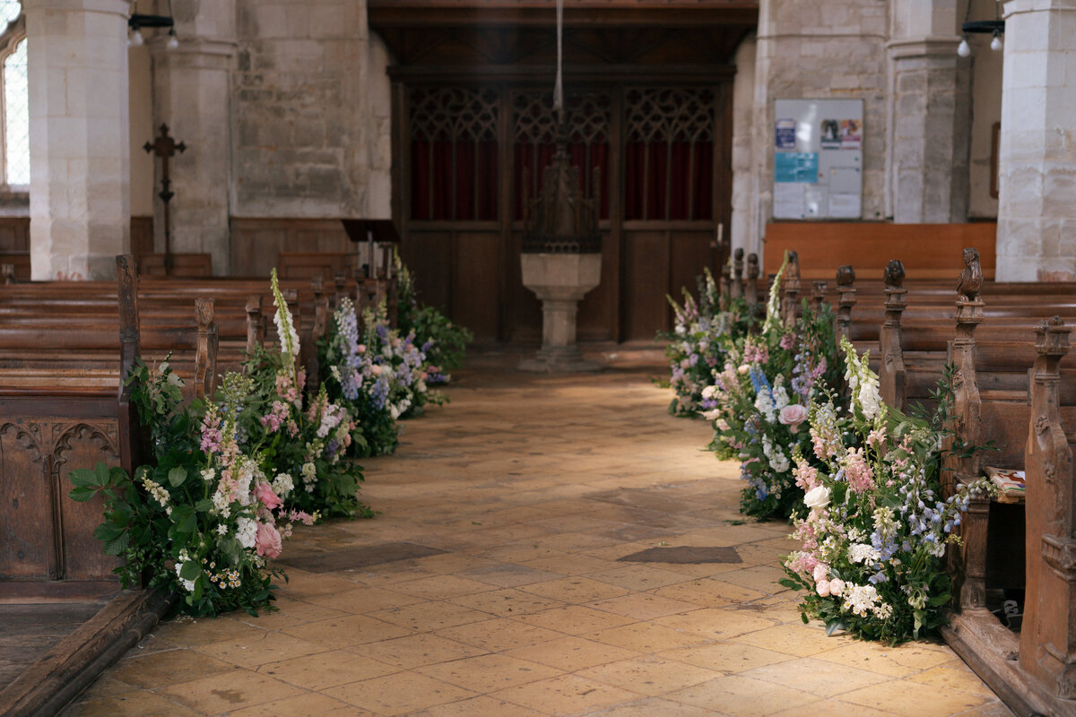 Church ceremony organic natural meadow 