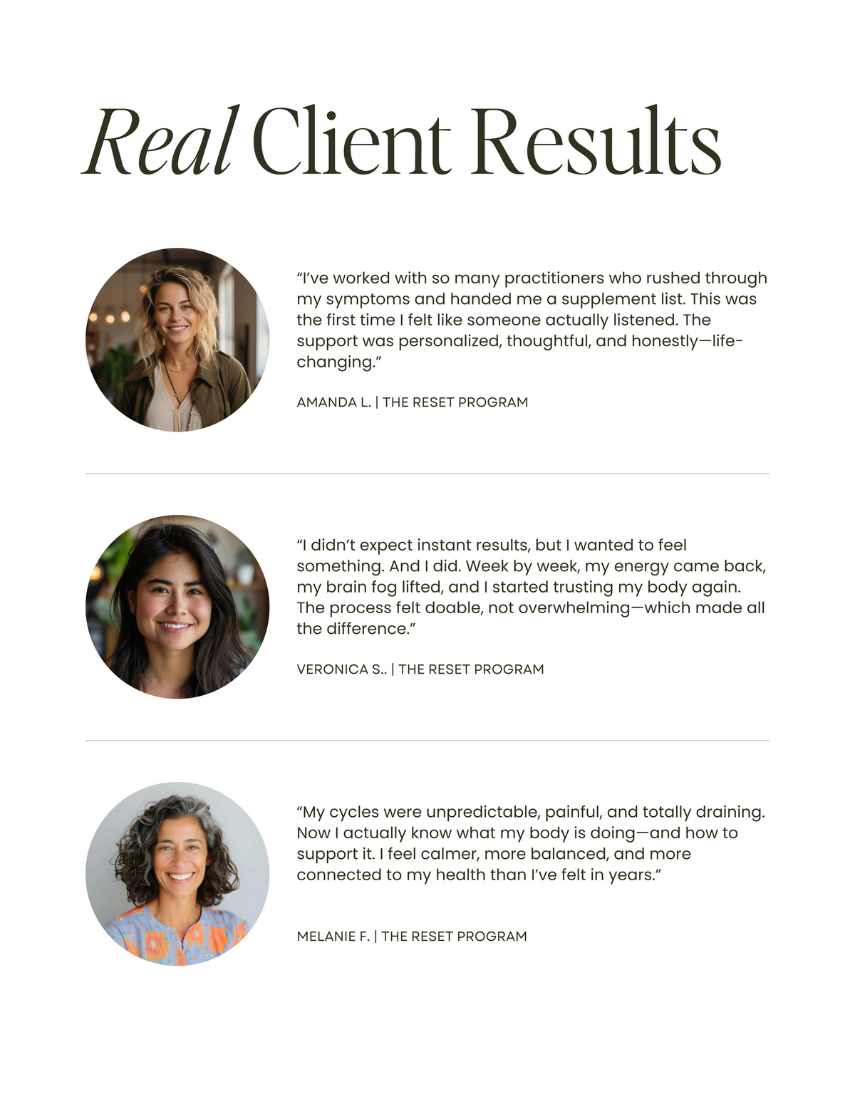 Testimonials Page