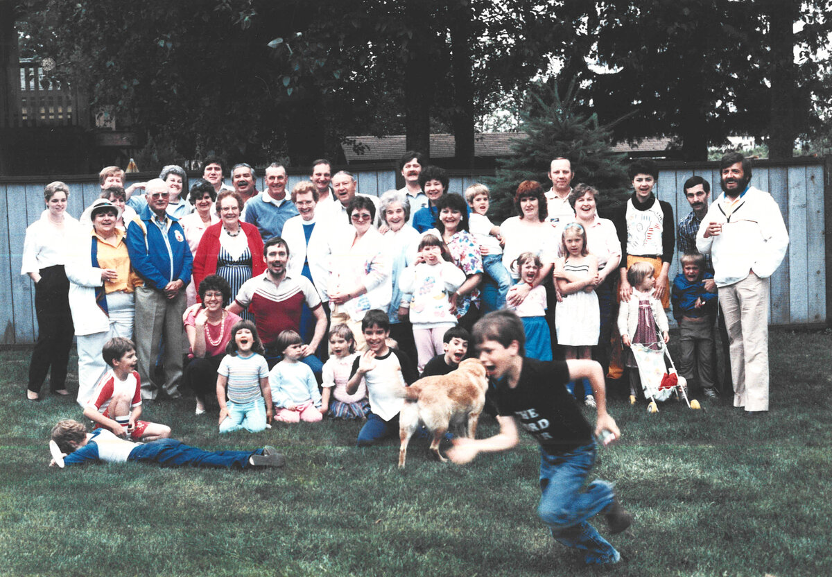 Brent Ray Fraser Running From Backyard Party Photo 1986