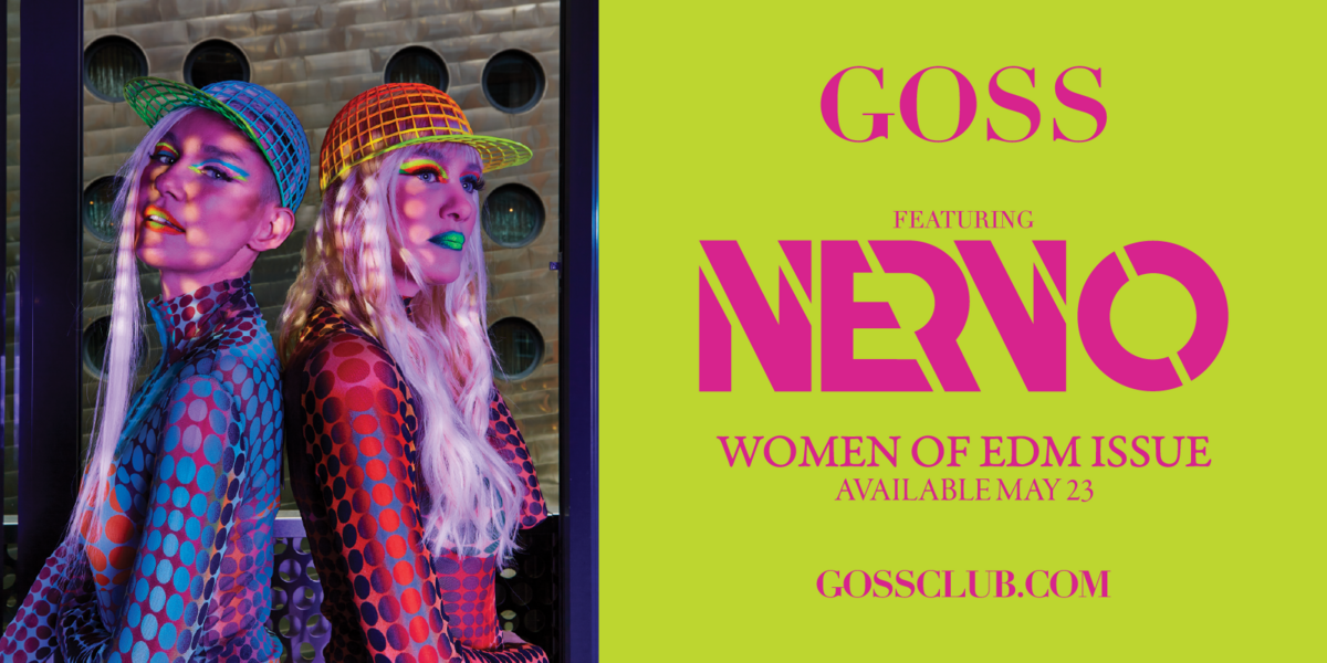 Nervo music BILLBOARD for Goss magazine by Erika Maram Design Studio