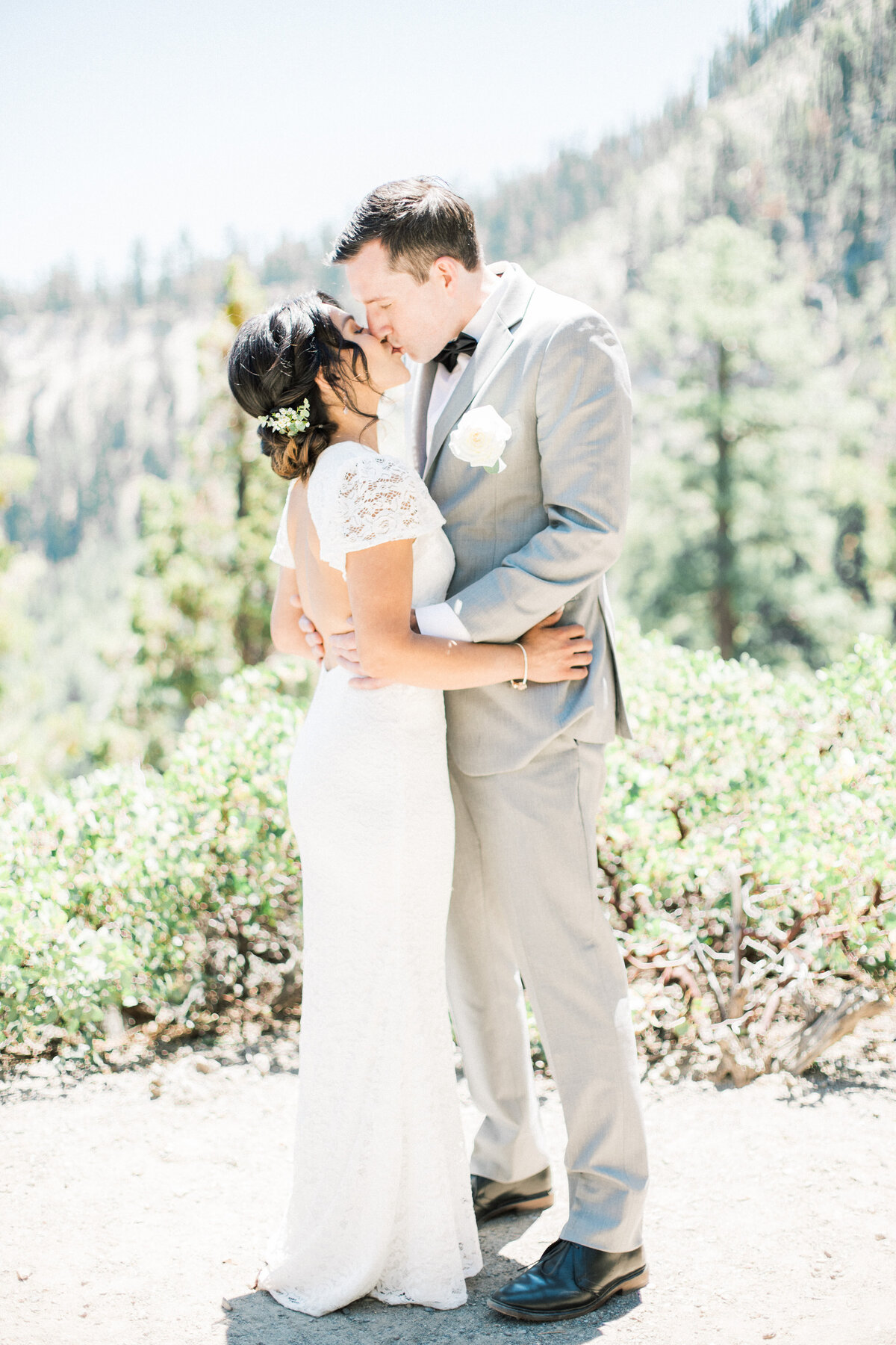 Lake Tahoe Mountaintop Elopement - 17
