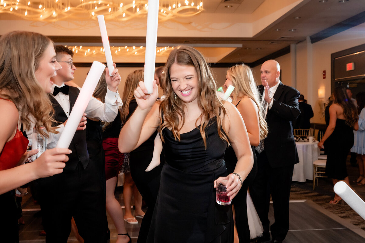 dancing during  Airport Marriott Pittsburgh wedding