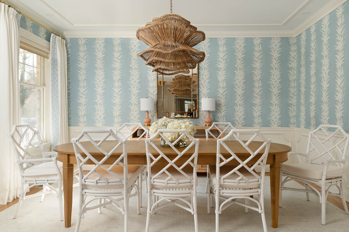 Coastal dining room long island photographer