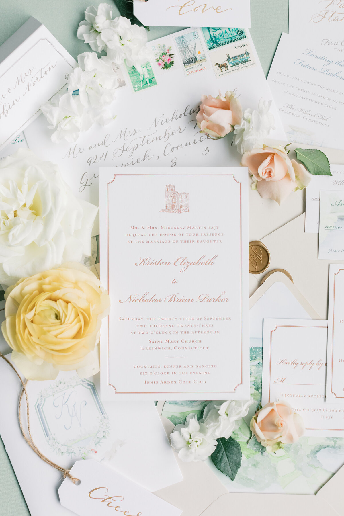wedding-invitation-golf-course-watercolor-custom
