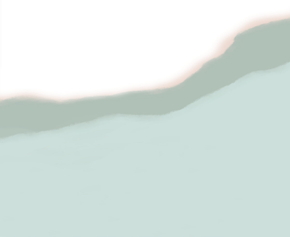 Beach City transparent watercolor illustration