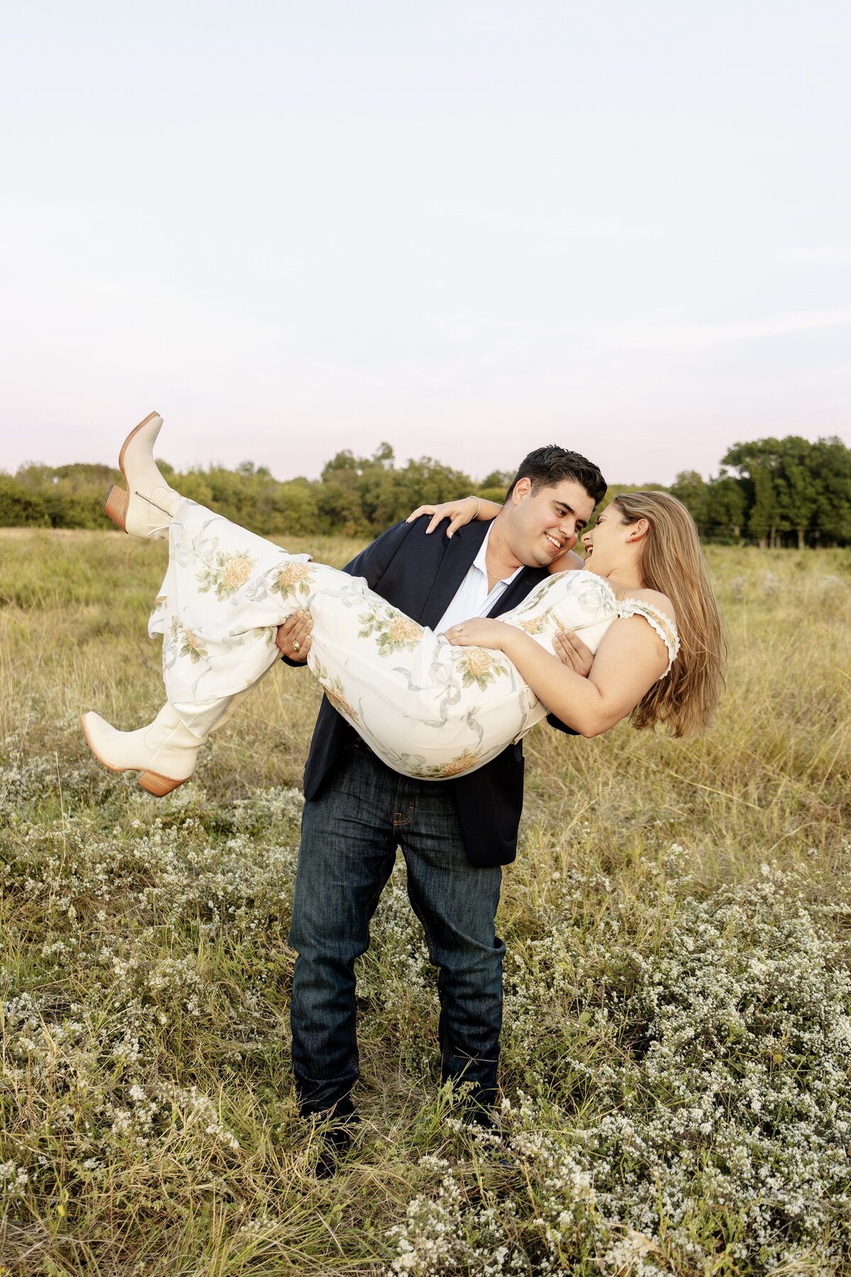 White Rock Lake Dallas Engagement Photos