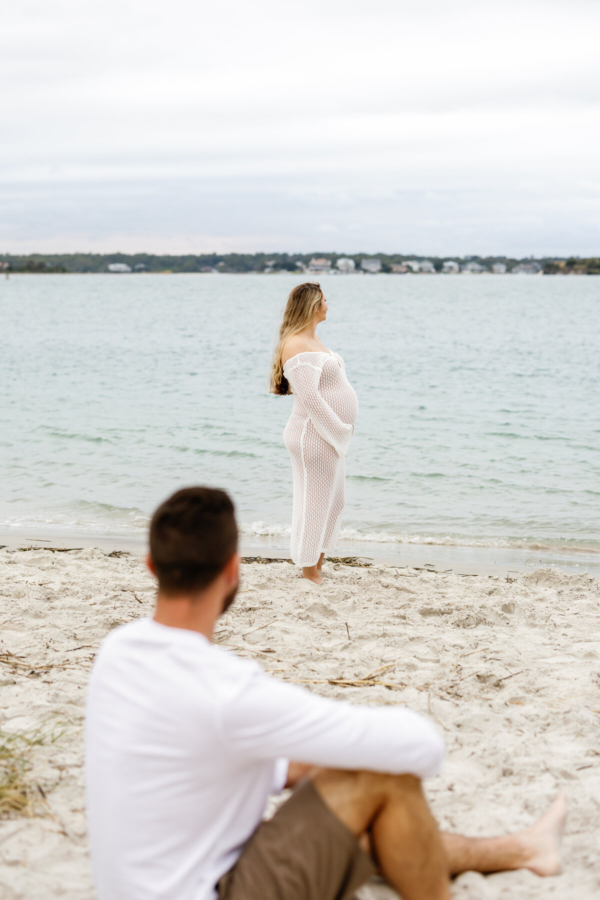Intimate Maternity Photography in Wilmington Beach