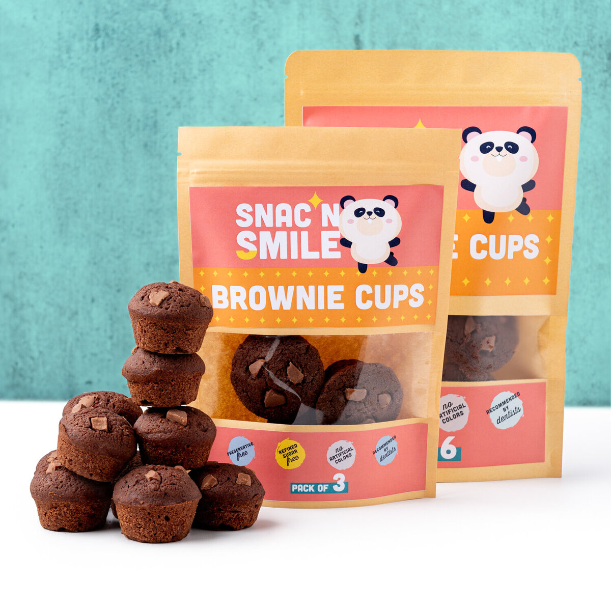 Omayah Atassi - Dubai Food Photographer and Food Stylist - Snac N Smile Brownie Cups