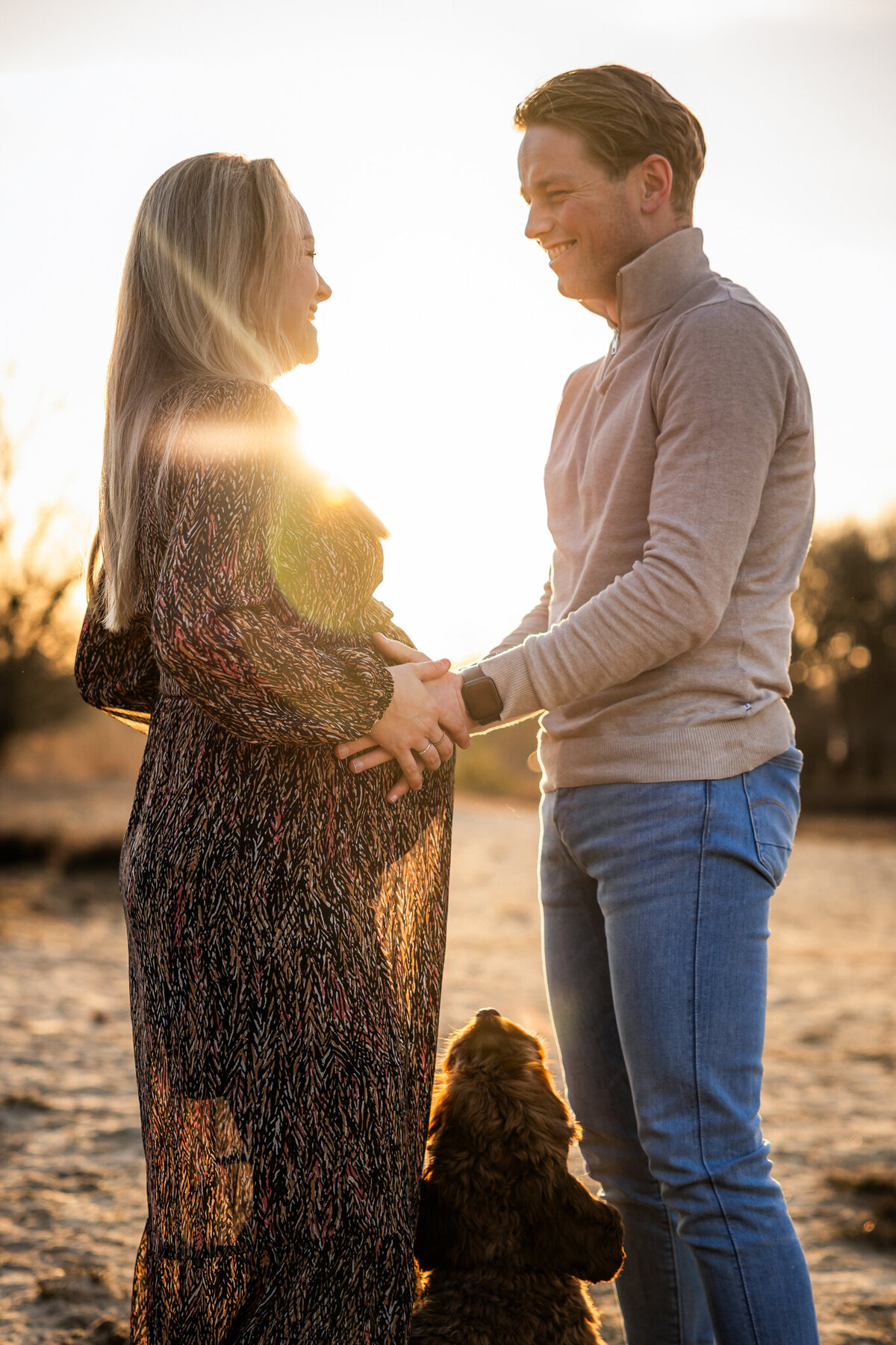 Zwangerschapshoot Den Bosch Goldenhour-1