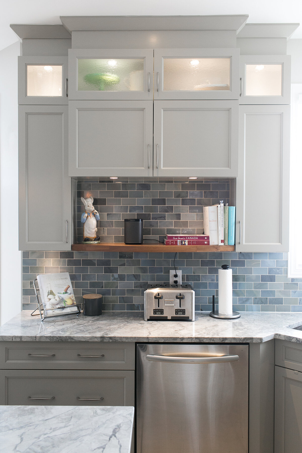 Transitional Marble Moonstone Kitchen (36)