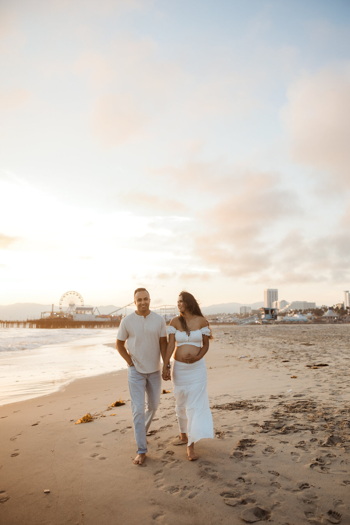 Santa Monica Beach Maternity Photography 74
