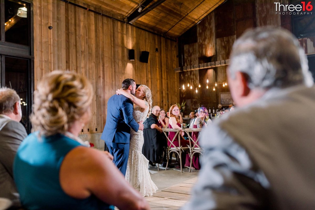 Bride and Groom share their first dance together as Husband and Wife