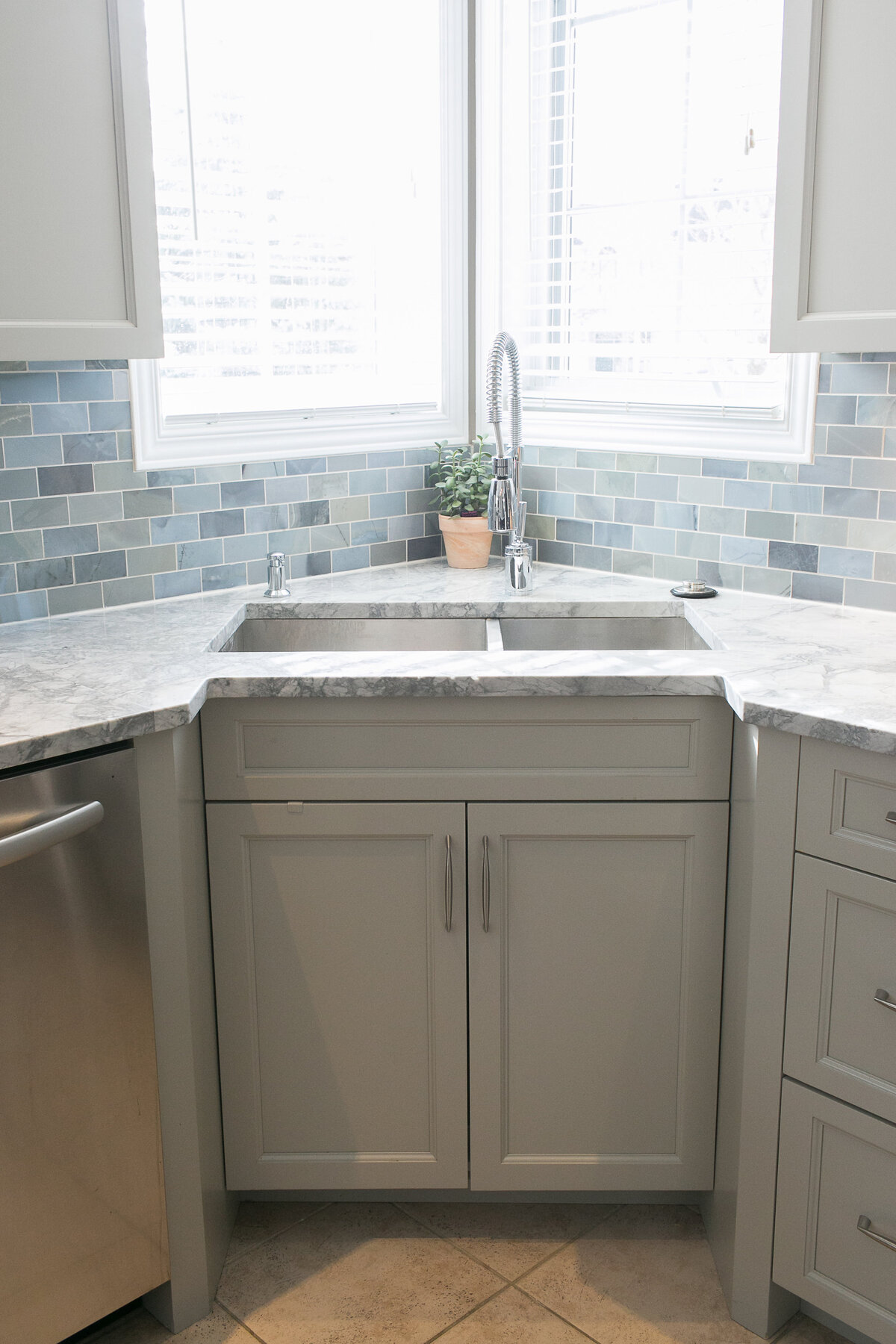 Transitional Marble Moonstone Kitchen (27)