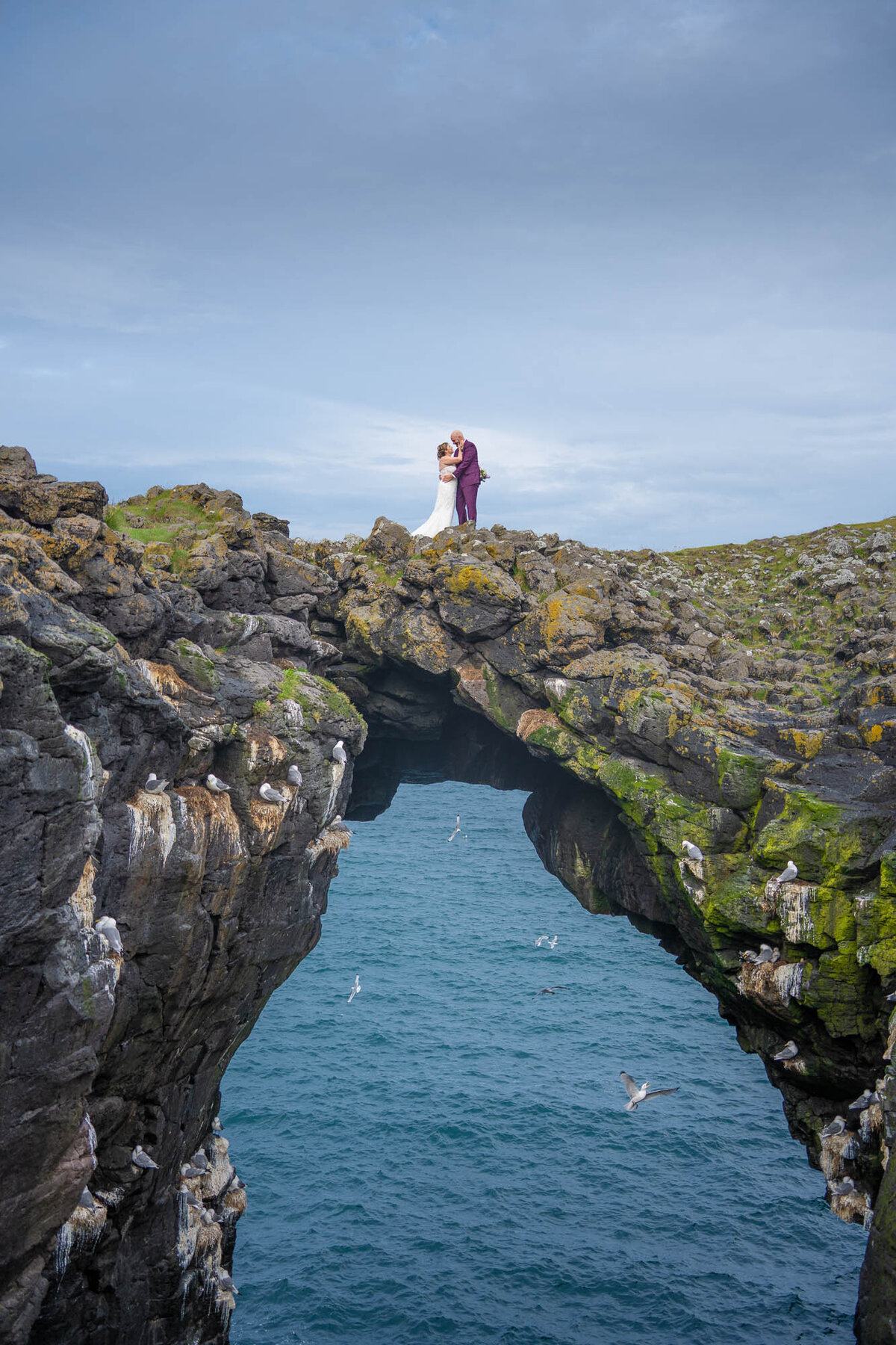 Iceland-elopement-stone-bridge-arnarstapi