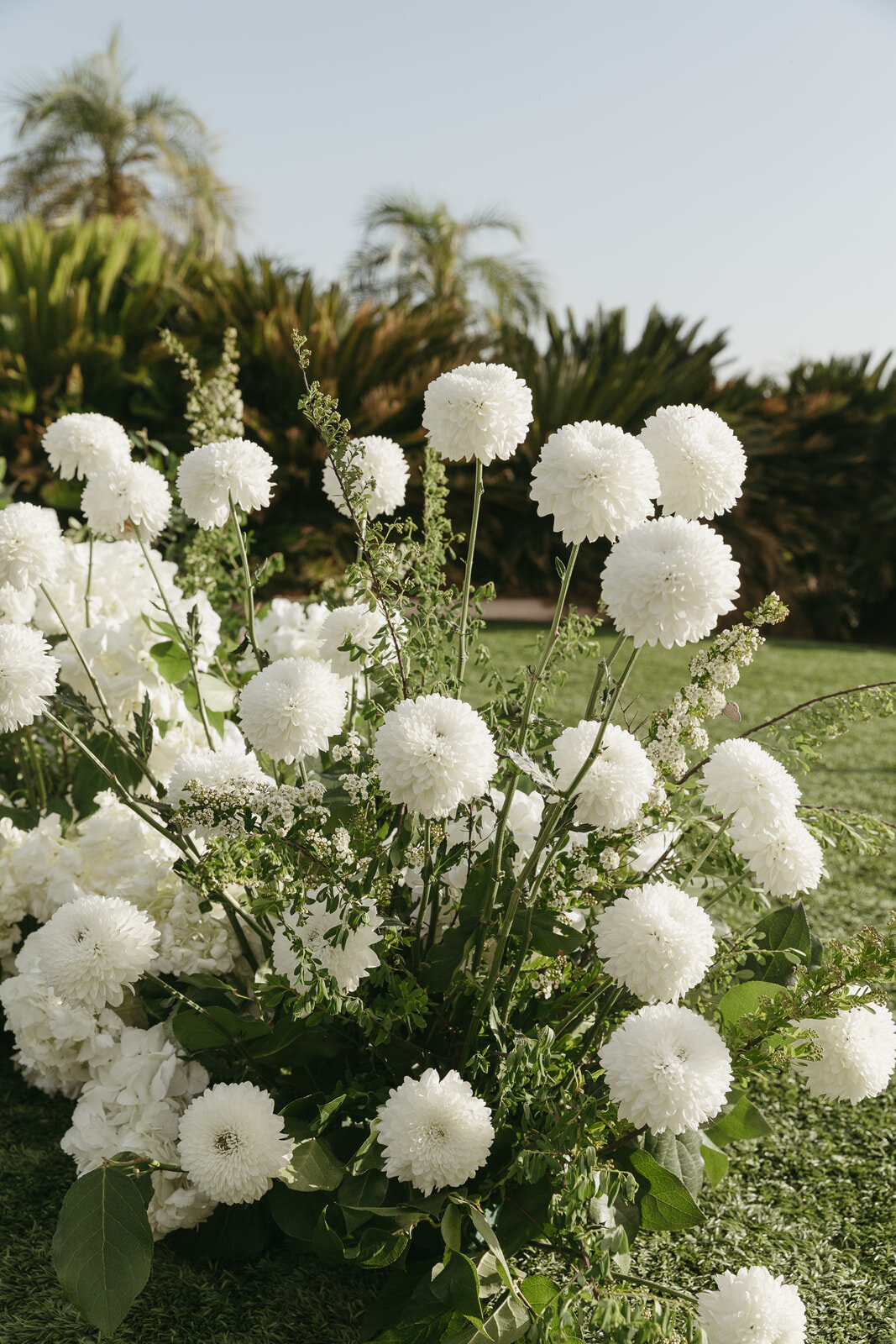Luxury wedding ceremony in Phoenix styled by Arizona wedding planner