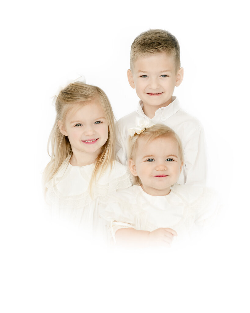 Vingetted children's portrait