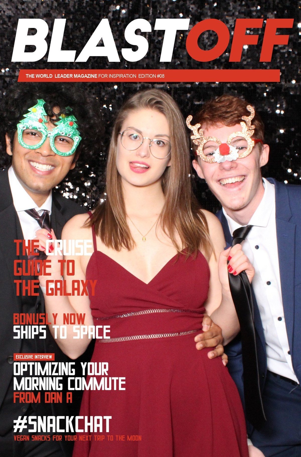 magazine cover photo booth