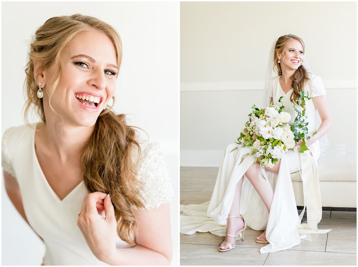 Bridal portraits at Talia Event Center