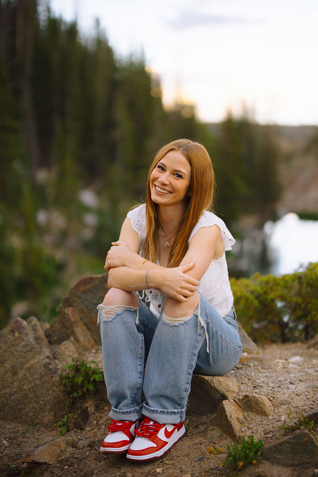 Fort Collins Cheyenne Wyoming Colorado Wellington CO Laramie Senior Photos Senior Portraits Graduation Photographer Lake Marie Snowy Range Mountains Lake Marie Vedauwoo Horsetooth Reservoir RMNP Liz Osban Rocky Mountain National Park 9