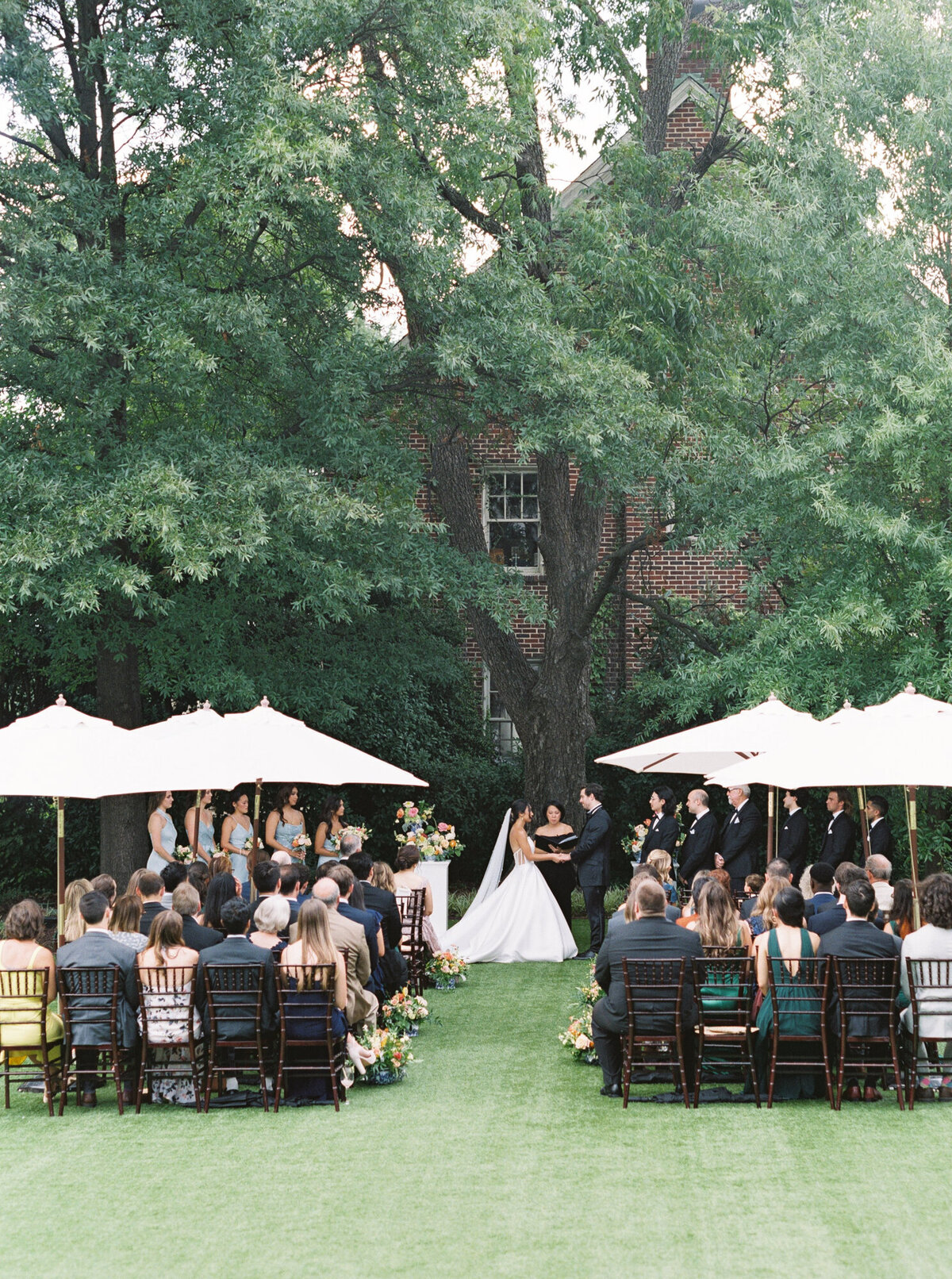 merrimon-wynne-house-wedding-ceremony-on-lawn