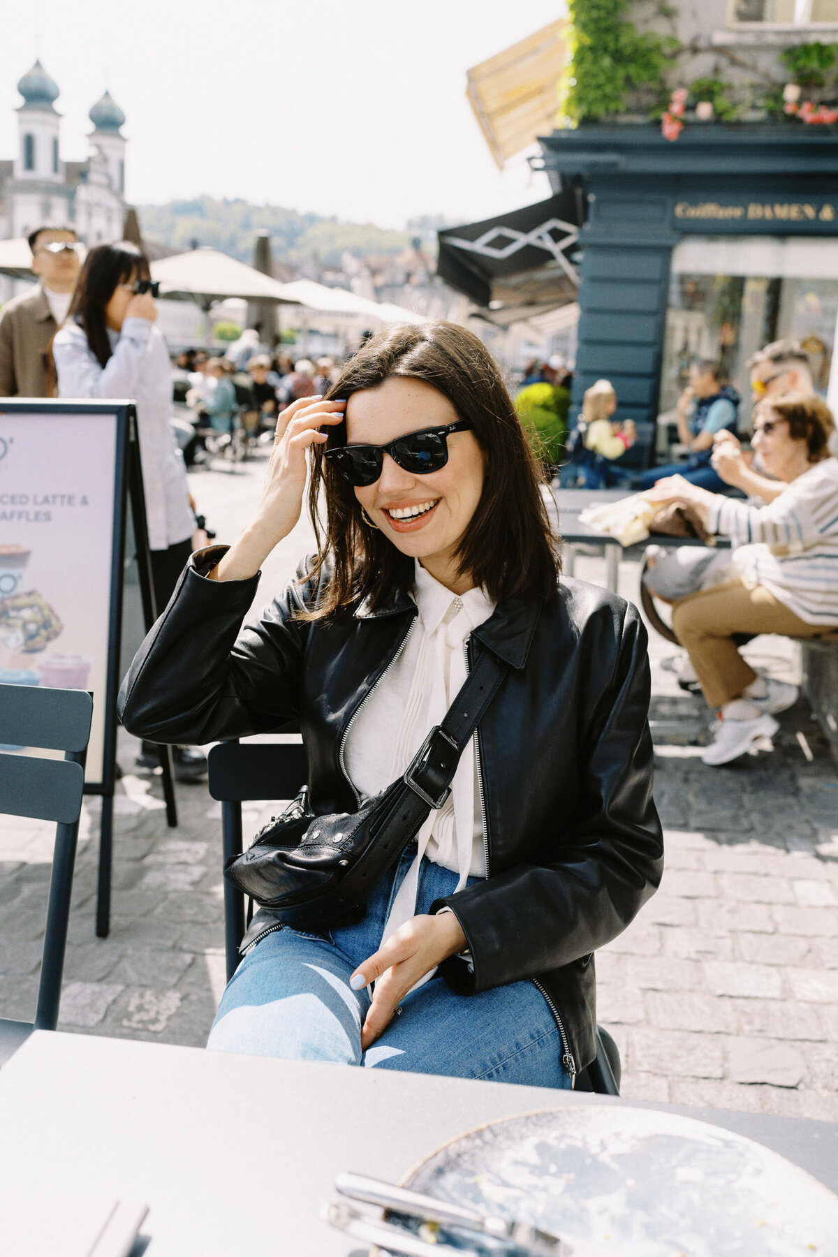 A bride-to-be on her engageent session in Lucerne, Switzerland