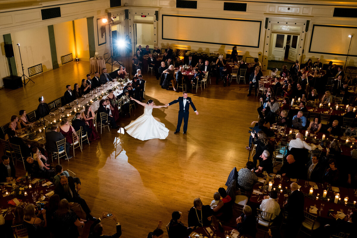 first dance in soldiers and sailors memorial hall