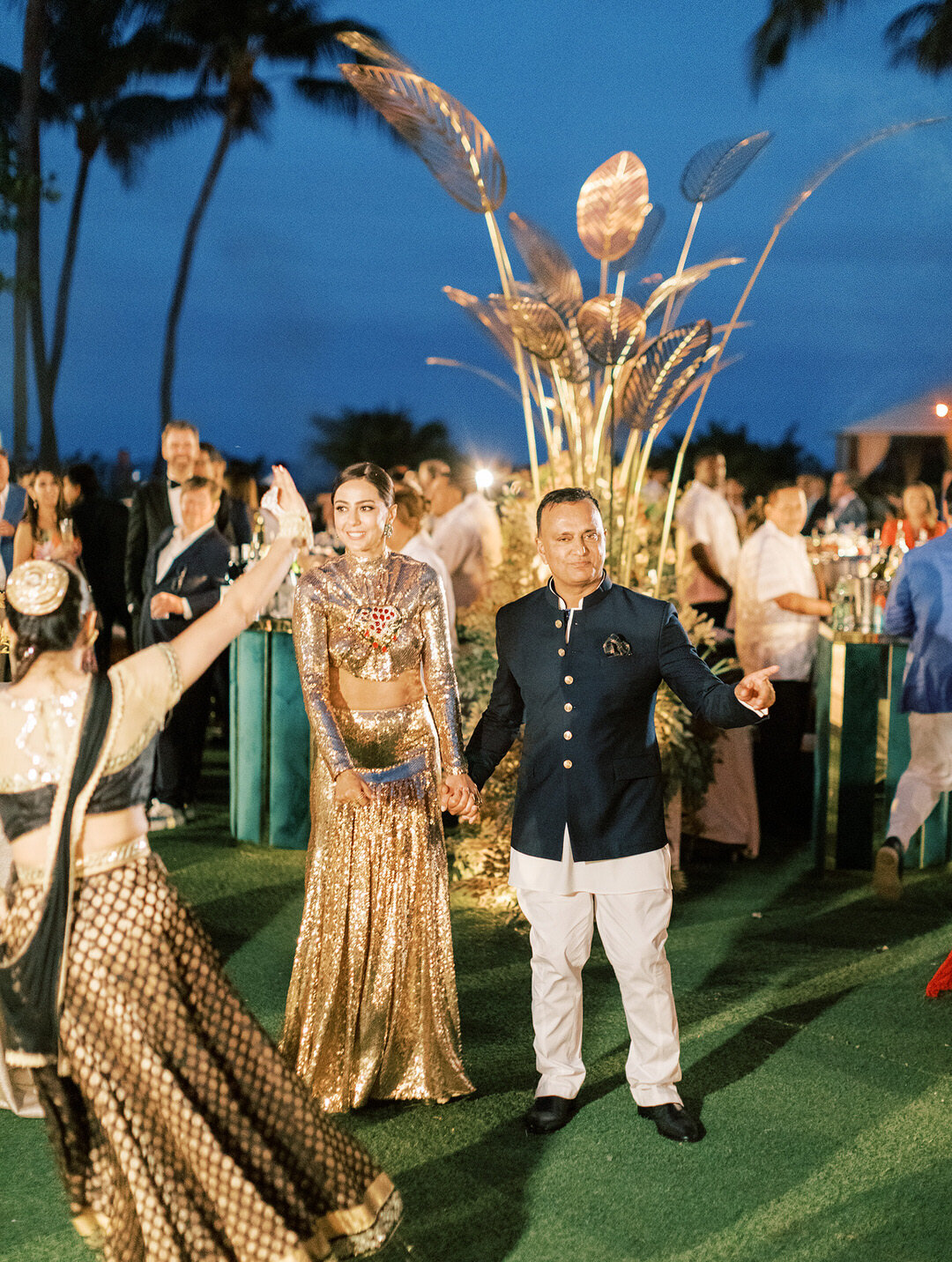 01 Welcome - Indian Sabyasachi Gown Wedding Miami Ritz Key Biscayne by GoBella.com @gobelladesign  27