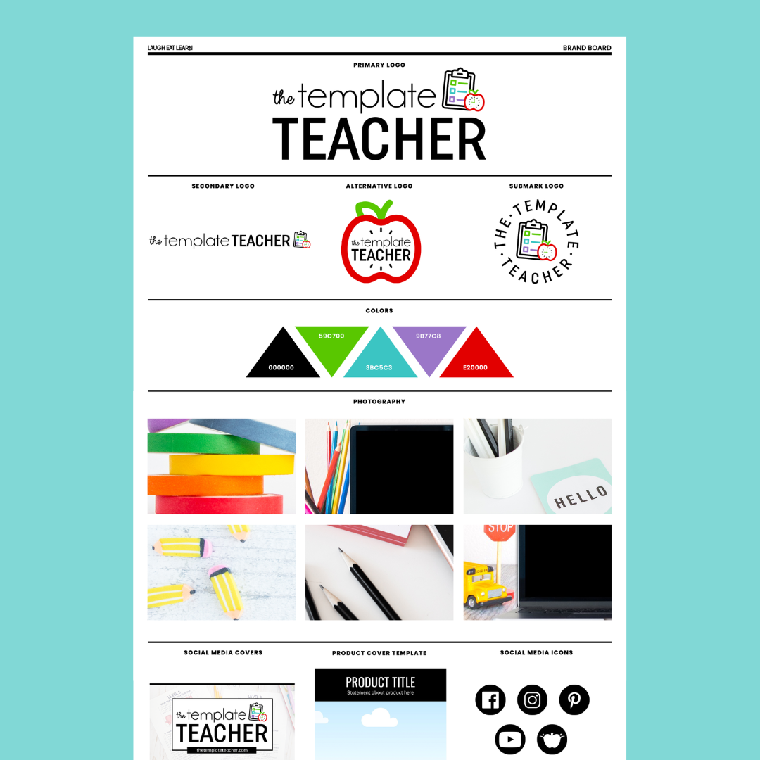 branding 5 - the template teacher