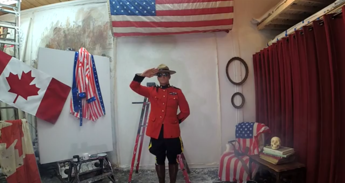 Brent Ray Fraser The Shack Studio Painted the day of the Unites States Presidential Election 2016 -  01
