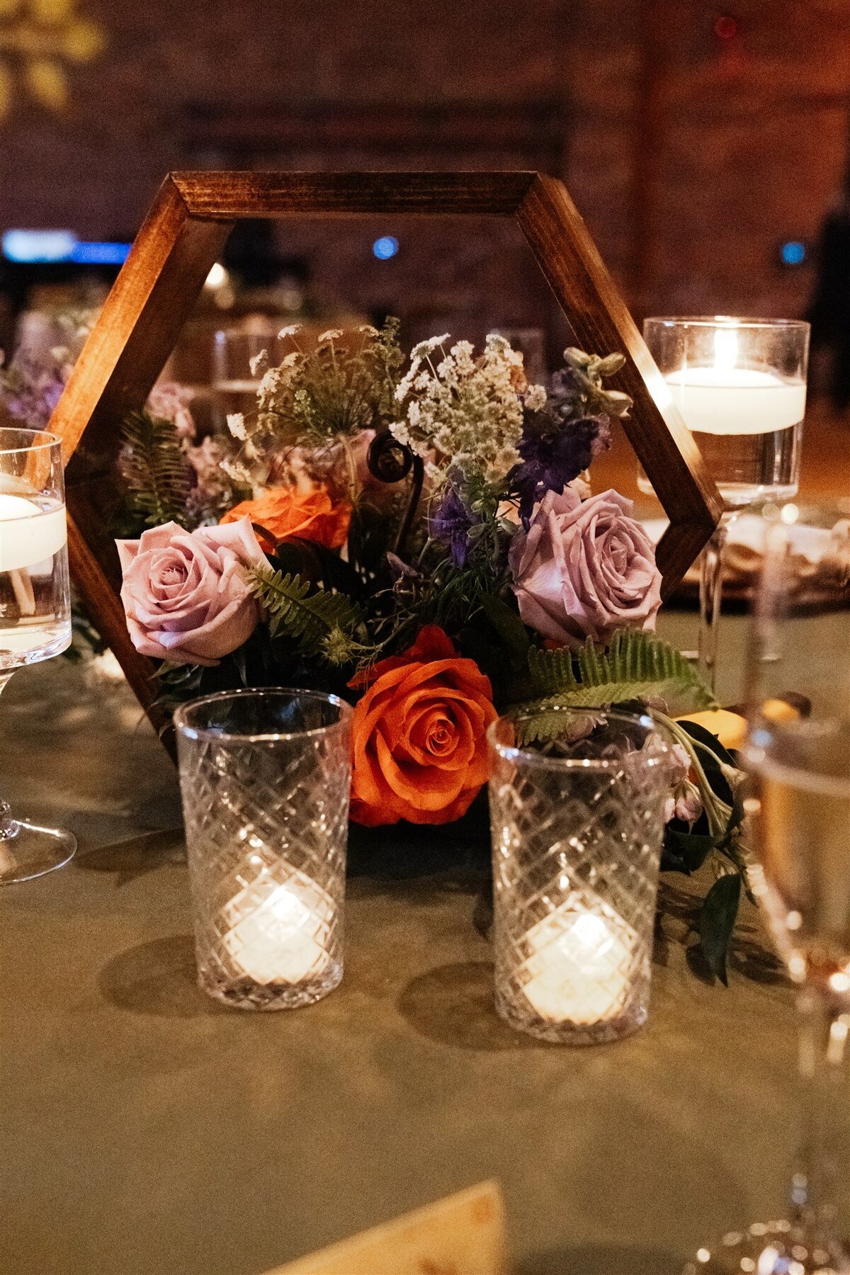 38 - Armature Works The Gathering Wedding Reception Centerpiece - Tampa Bay Wedding Planner