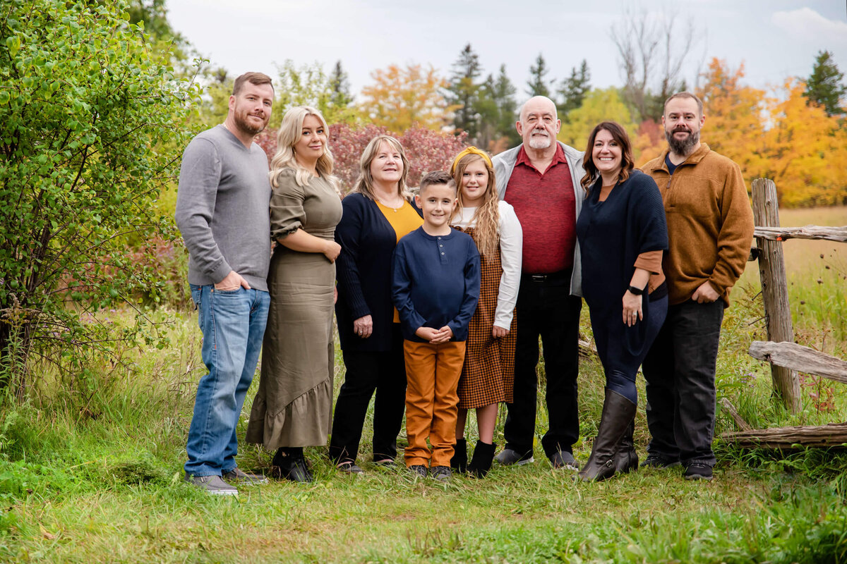 Extended family photos.
