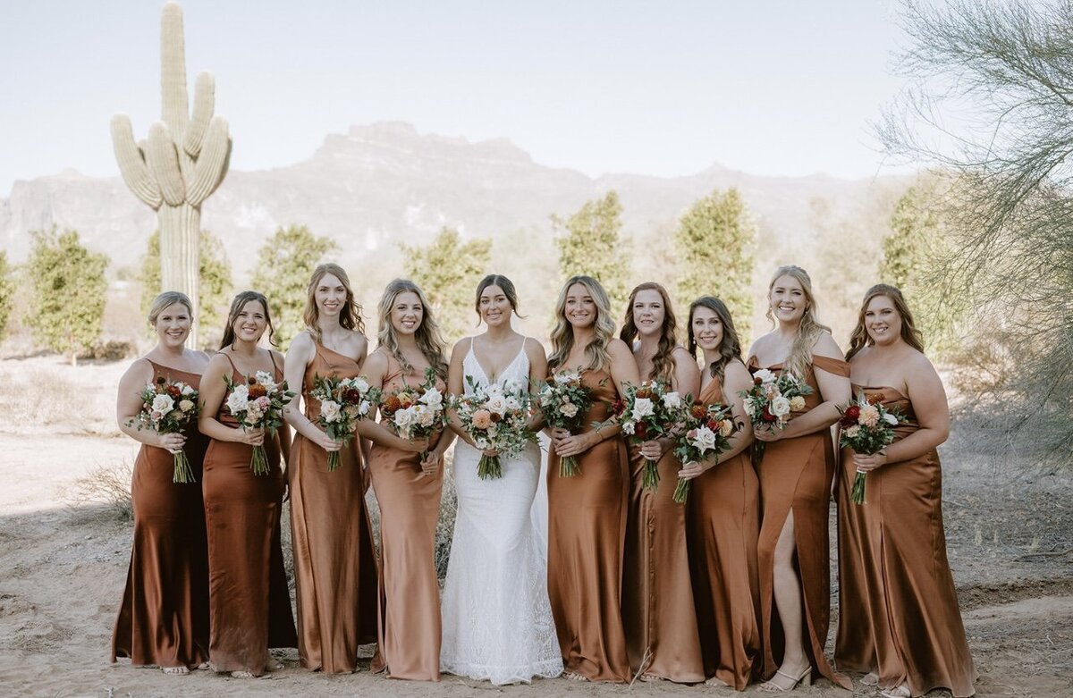 Dessert View Southwestern Weddings Bridal Party