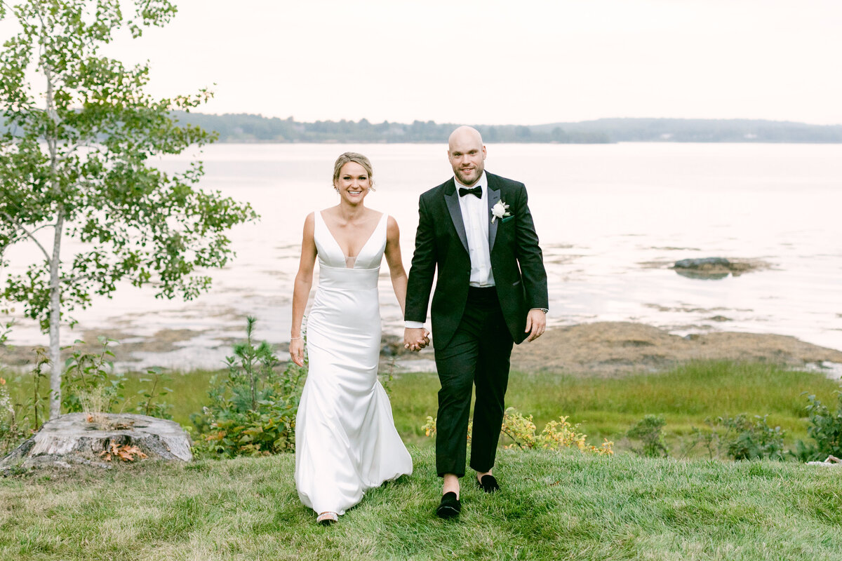 A Coastal Private Estate Wedding on Cousins Island, Maine _-87
