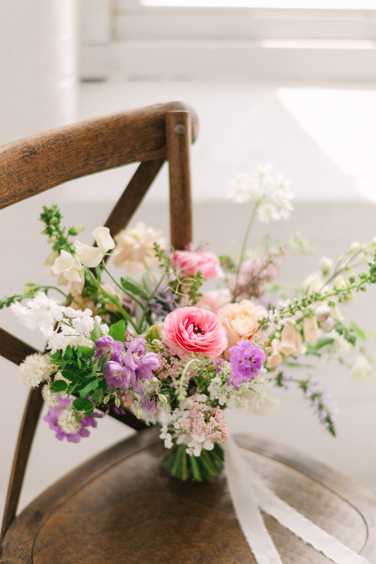 Coral Bridal Bouquet