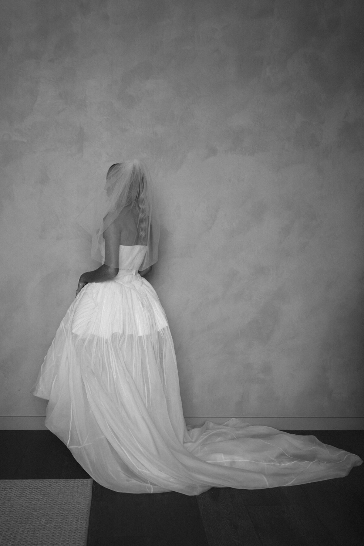 Fashion forward editorial wedding photography captures luxury bridal preparation at NOBU Hotel Chicago, showcasing Lauren Alatriste's sophisticated approach combining editorial excellence with authentic wedding day emotion in magazine-worthy imagery.