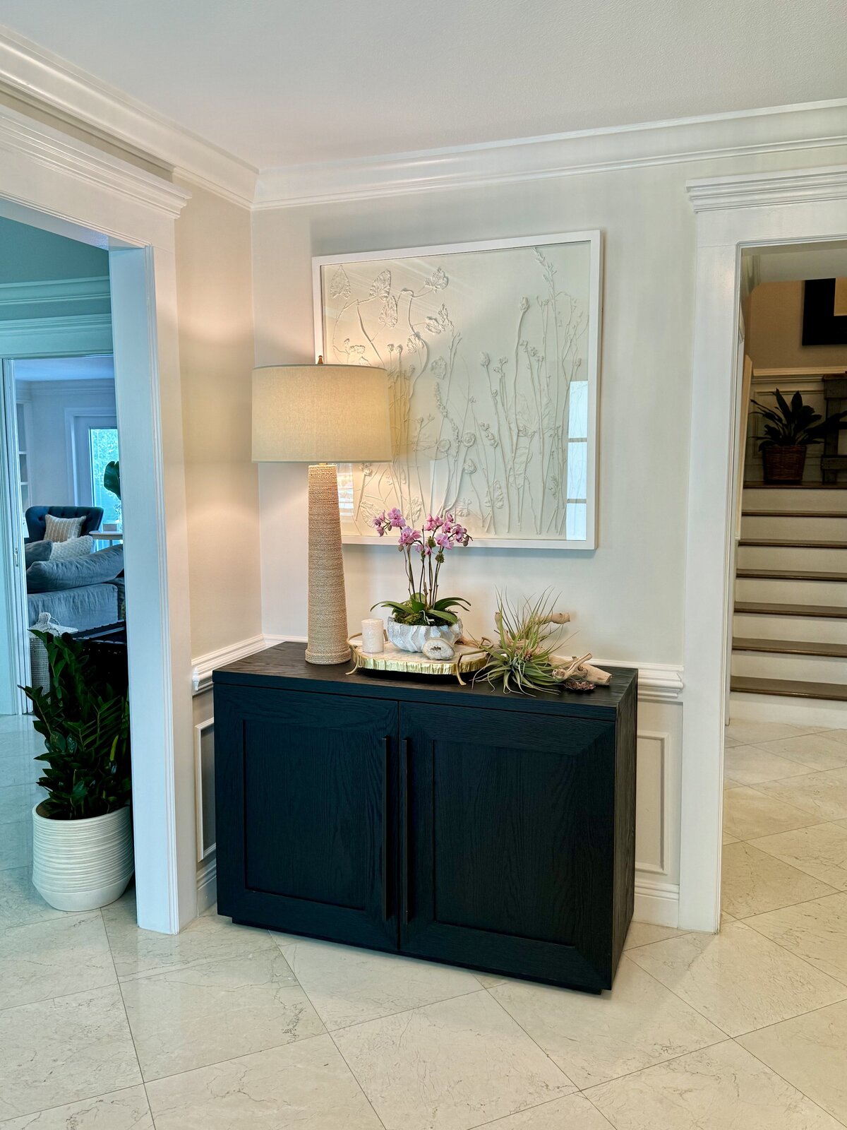 entryway table feng shui design 