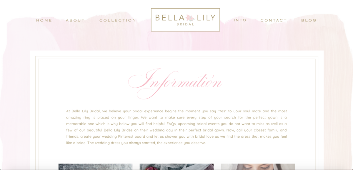 Bella Lily Bridal Information The Premiere Bridal Boutique in Glendale, AZ