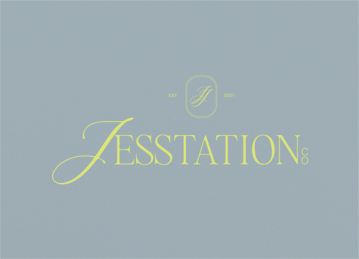 JesstationCo-Primary Logo Lime + Slate Gray Back@2x