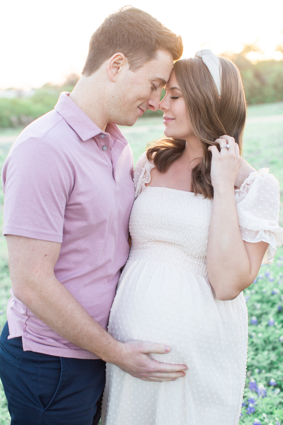 Bluebonnet maternity session