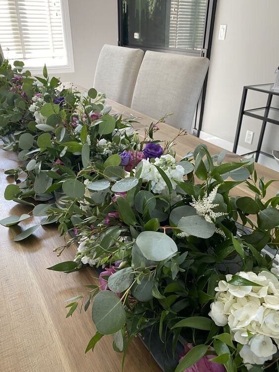 Garlands with Flowers