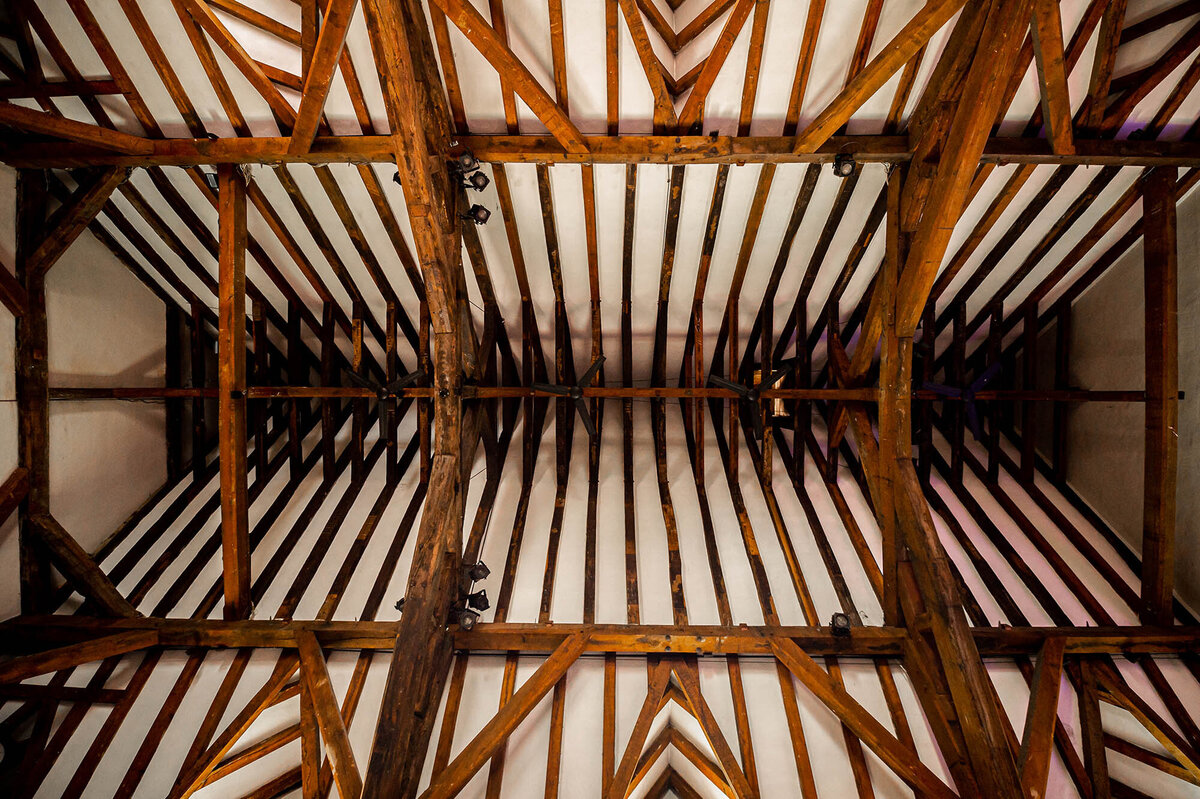 Salisbury Medieval Hall Interior Roof Beams