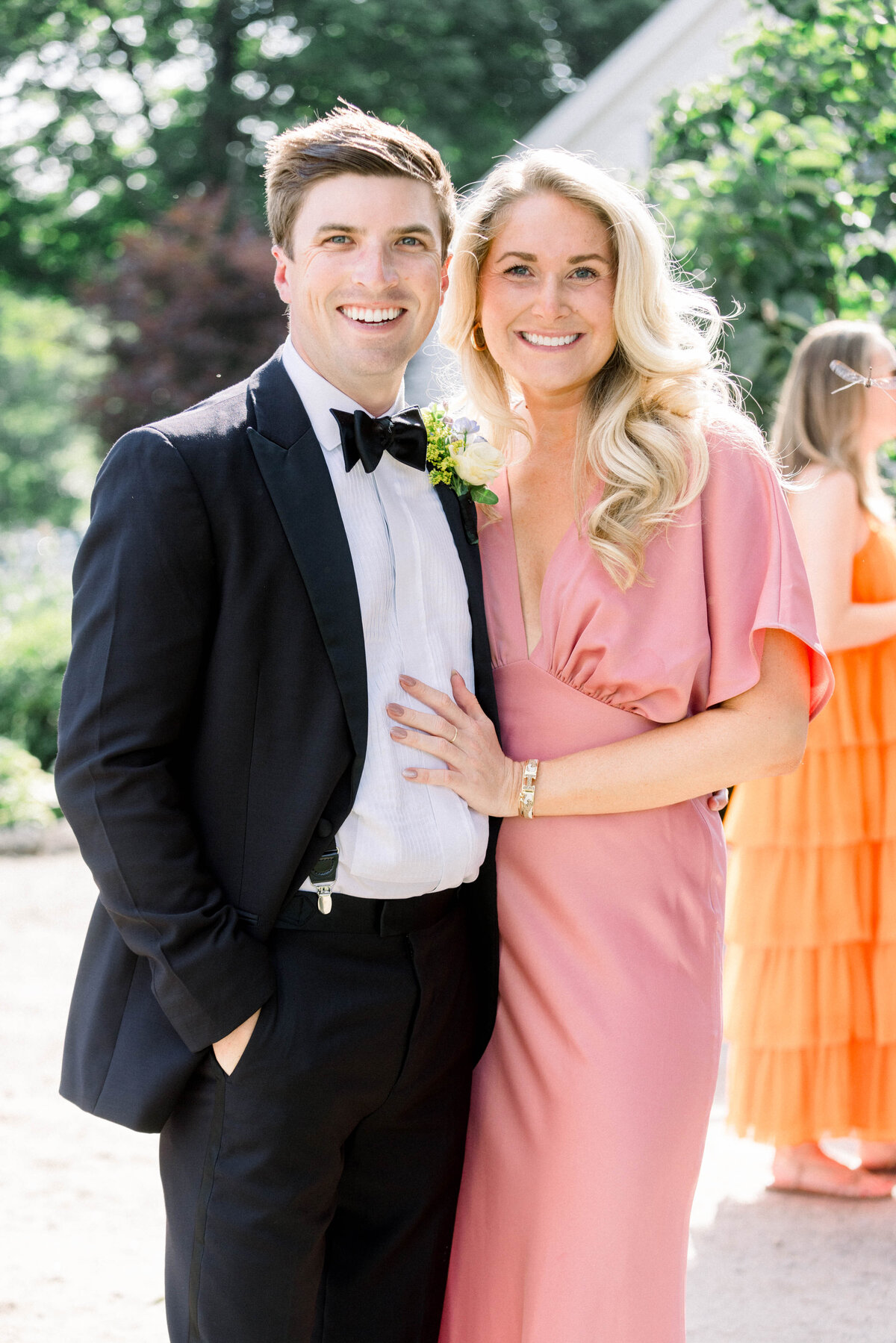 portrait of couple at reception
