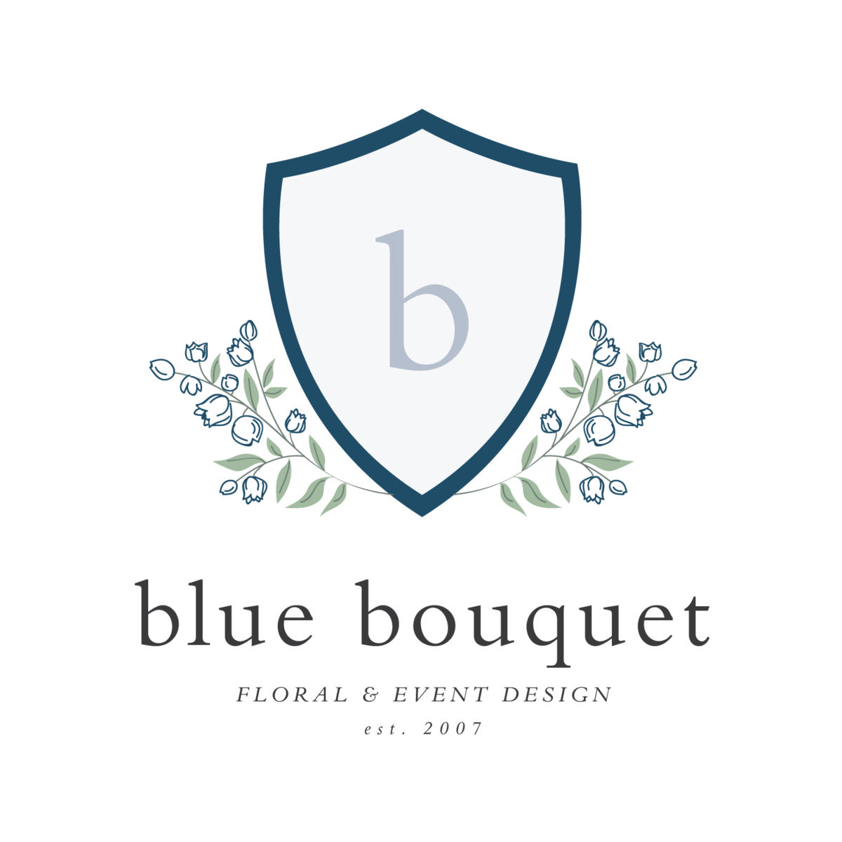 Kansas City Wedding Florist Blue Bouquet