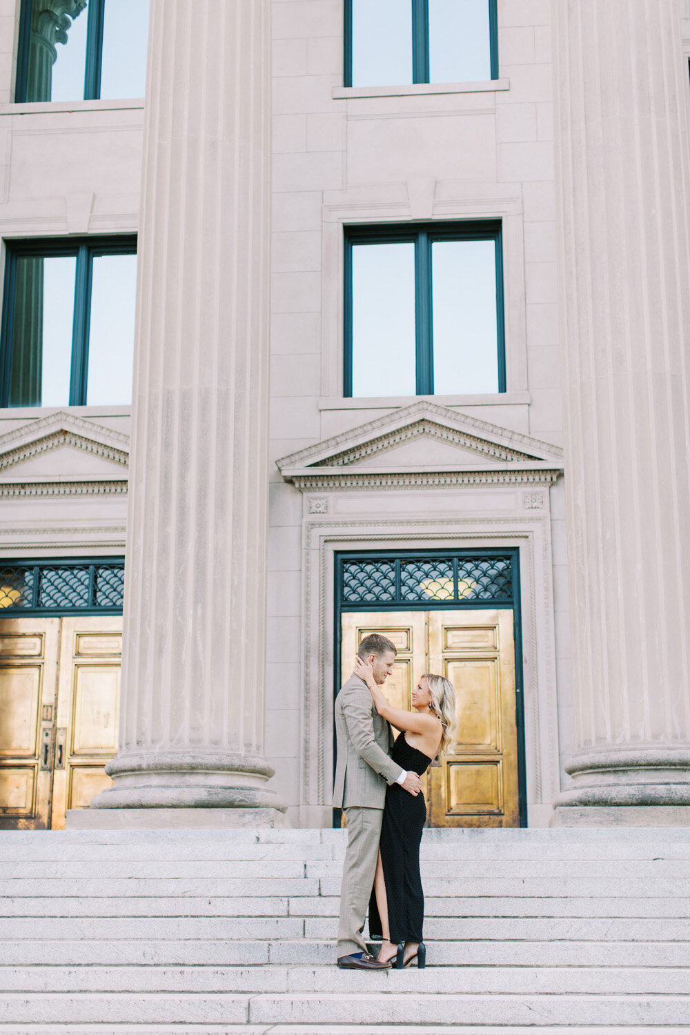 old-courthouse-charlotte-engagement-session